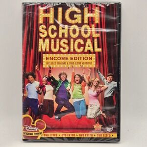Disney New High School Musical Encore Edition DVD Kids Y2K Movie 049549-2